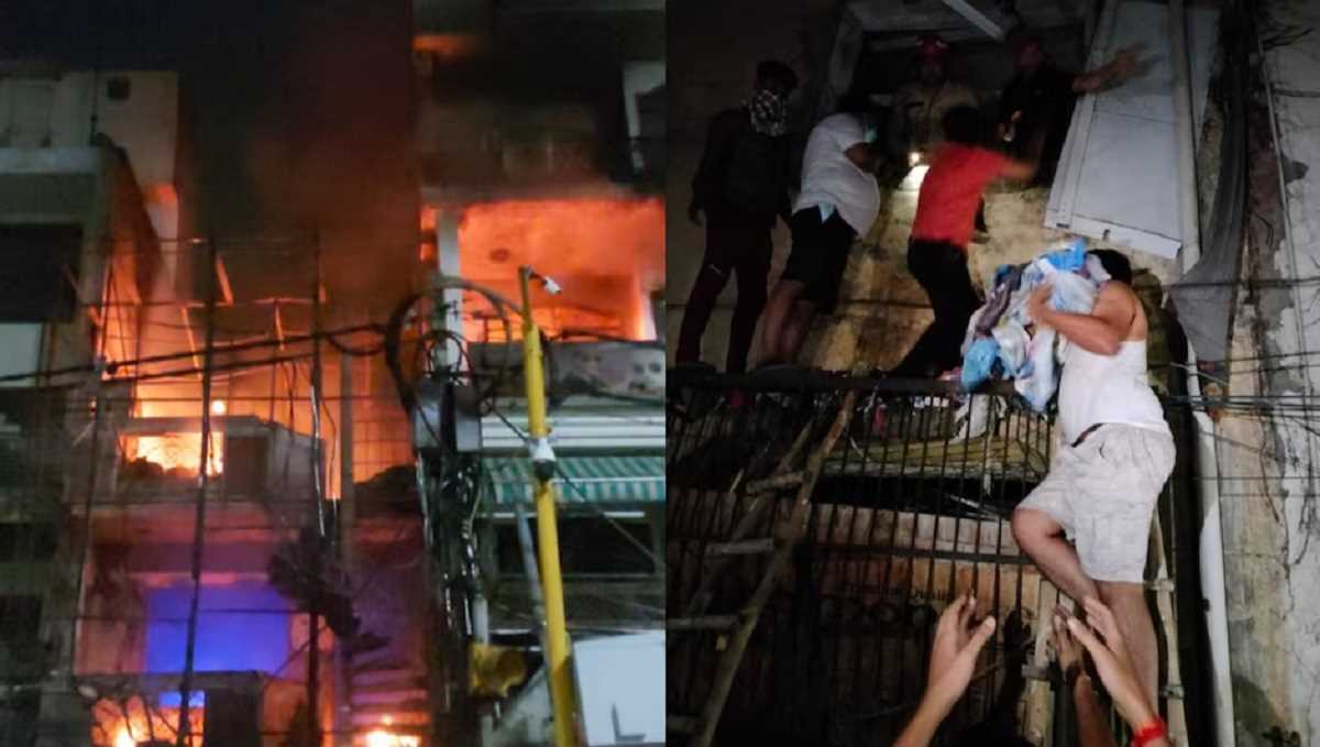 दिल्ली के विवेक विहार बेबी डे केयर में लगी आग, 6 नवजात शिशु आग में झुलसे, 5 को किया रेस्क्यू